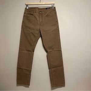 Vineyard Vines Men 5 Pocket Pants Tan Slim Size 30x32